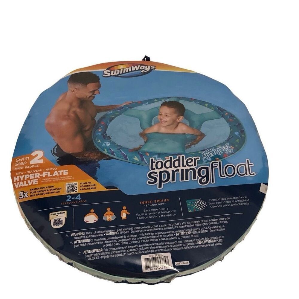 Swimways Toddler Swing Swim Float Zippered Pouch Age 2T-4T NEW